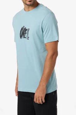 Distract Classic Tee Standard Fit Tee - Stone Blue | O'Neill