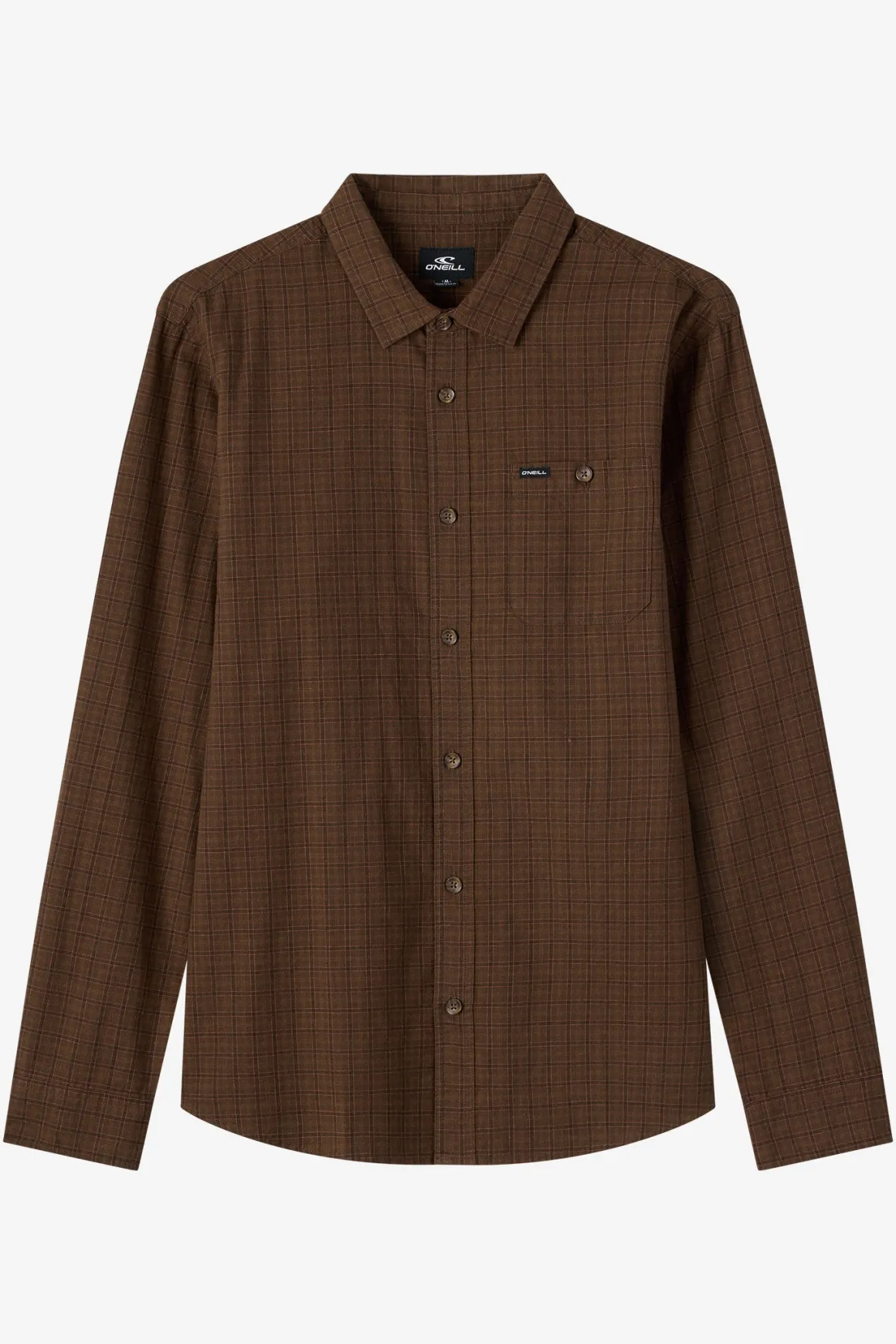Dodgy Ls Shirt Standard Fit Long Sleeve Shirt - Turkish Coffee | O'Neill