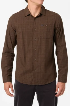 Dodgy Ls Shirt Standard Fit Long Sleeve Shirt - Turkish Coffee | O'Neill