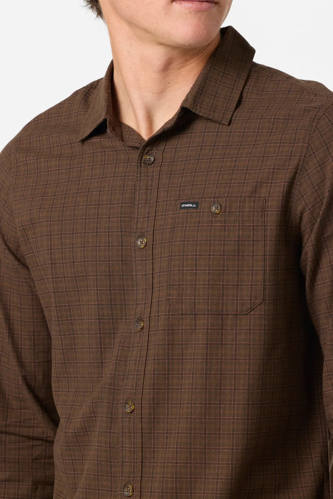 Dodgy Ls Shirt Standard Fit Long Sleeve Shirt - Turkish Coffee | O'Neill