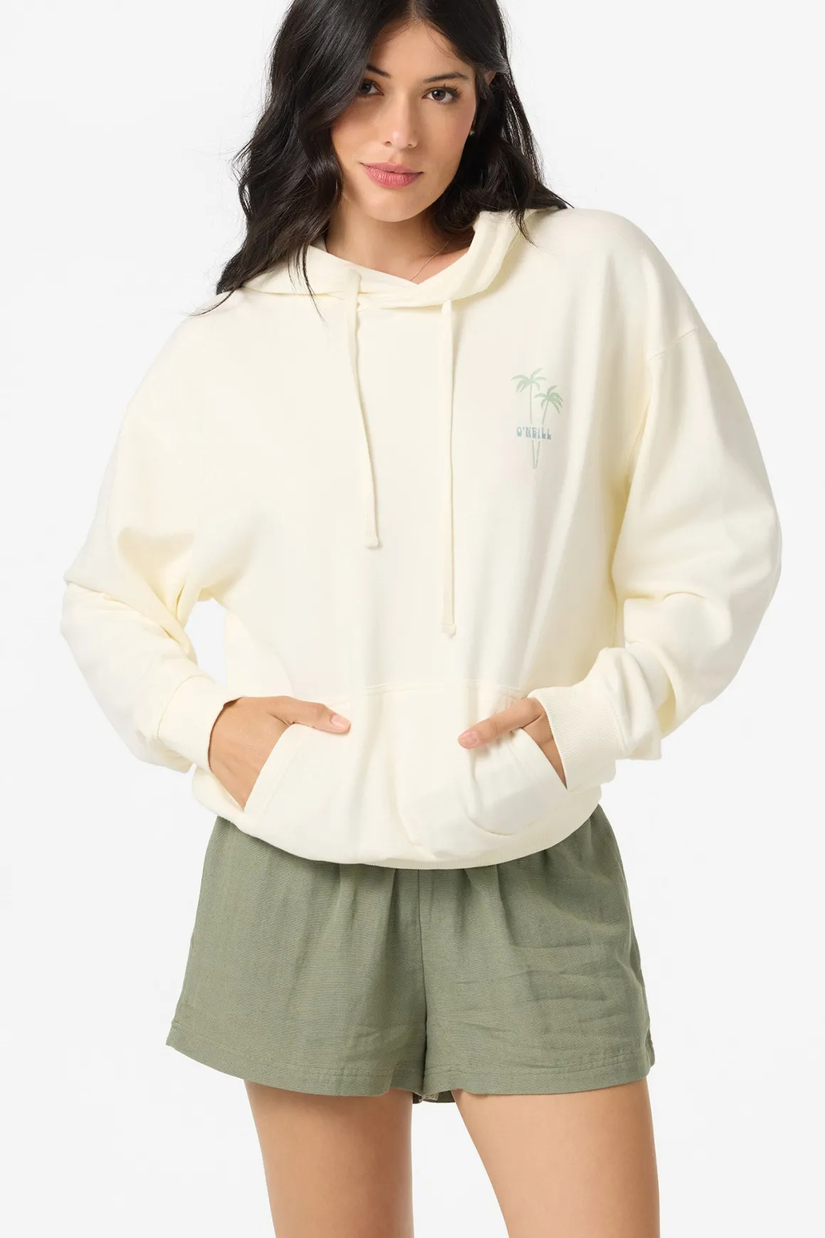 Drift Hoody Pullover Fleece - Winter White | O'Neill