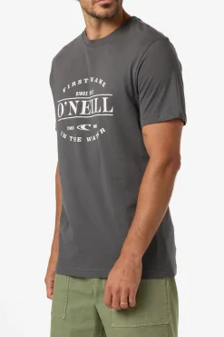 East Cliff Classic Tee Standard Fit Tee - Dark Shadow | O'Neill
