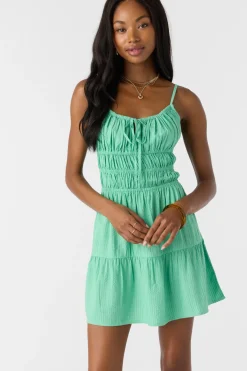 Eliana Short Dress - Jade Cream | O'Neill