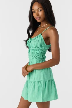 Eliana Short Dress - Jade Cream | O'Neill