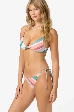 Equator Stripe Pismo Bralette Top - Multi Clr | O'Neill