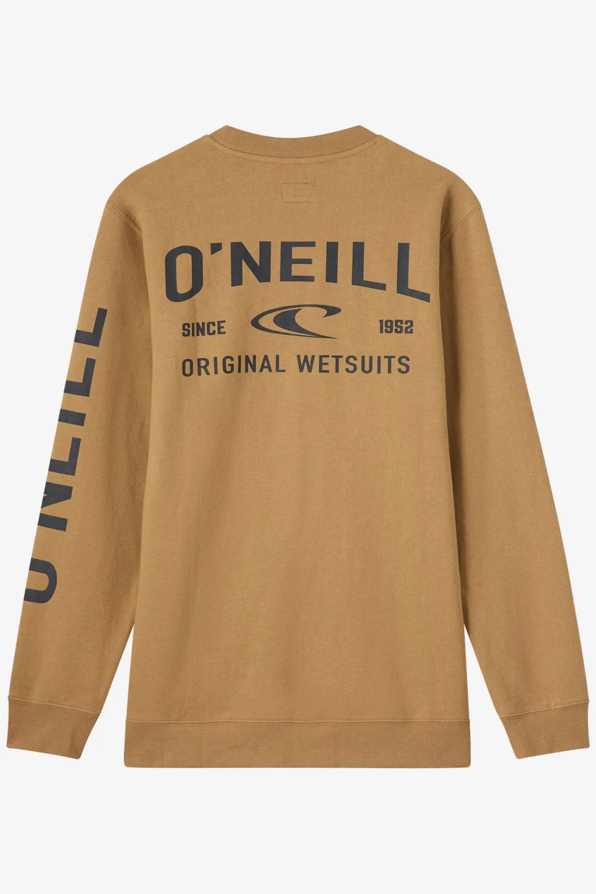Fifty Two Cliffs Crew Crew Neck Fleece - Dark Khaki | O'Neill