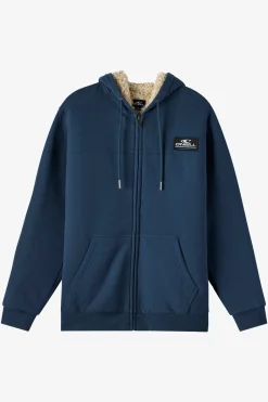 Fifty Two High Pile Zip Zip Fleece - Midnight Navy | O'Neill