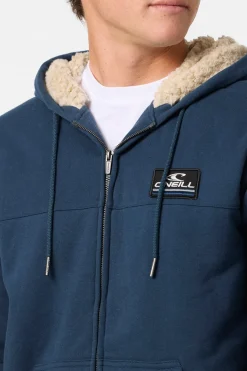 Fifty Two High Pile Zip Zip Fleece - Midnight Navy | O'Neill