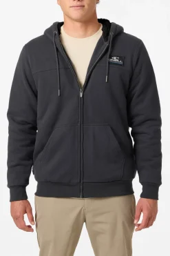 Fifty Two High Pile Zip Zip Fleece - Phantom | O'Neill