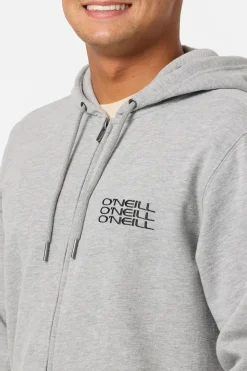 Fifty Two Zip Zip Fleece - Heather Grey | O'Neill