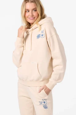 Flora Drift Hoodie Pullover Fleece - Tapioca | O'Neill