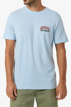 Florida Man Classic Tee Standard Fit Tee - Sky Blue Heather | O'Neill