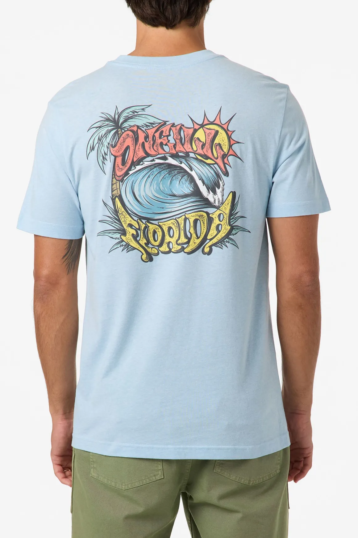 Florida Man Classic Tee Standard Fit Tee - Sky Blue Heather | O'Neill