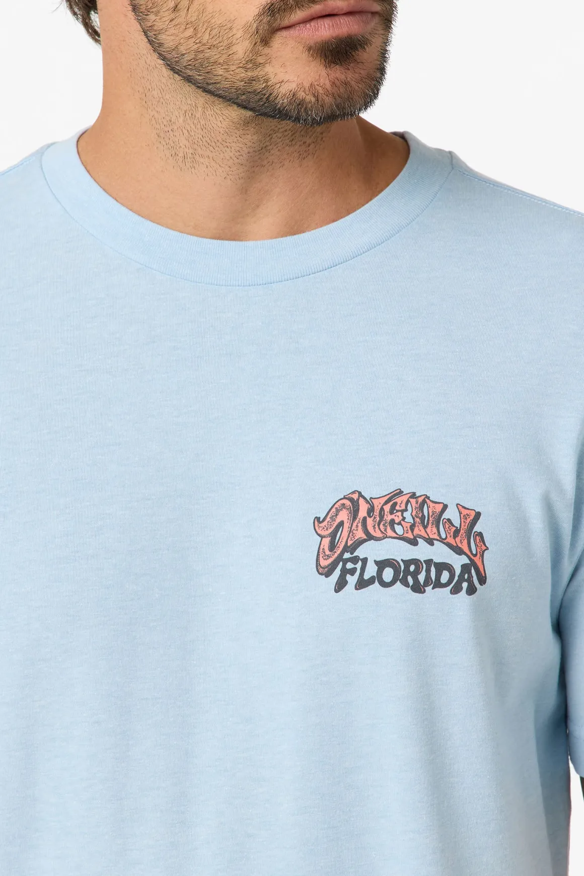 Florida Man Classic Tee Standard Fit Tee - Sky Blue Heather | O'Neill