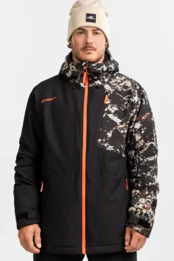 Fwc Cruz Block Snow Jacket - Blk/beige | O'Neill