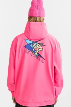 Fwc Play Softshell Snow Hoodie - Skatr Pnk | O'Neill