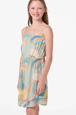 Girl's Alden Butterfly Short Dress - Desert Sage | O'Neill