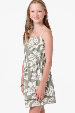 Girl's Alden Floral Short Dress - Sea Spray | O'Neill