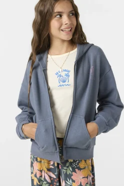 Girl's Barlow Zip Fleece - Slate | O'Neill