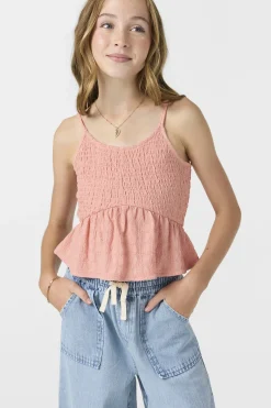 Girl's Bianca Sleeveless Top - Coral Haze | O'Neill