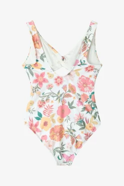 Girl's Camellia Floral Twisted One-Piece - Vanilla | O'Neill