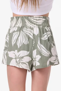 Girl's Gabi Short Floral Shorts - Sea Spray | O'Neill