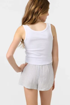 Girl's Gabi Stripe Beach Shorts - Hydrangea | O'Neill