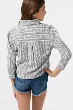 Girl's Jordyn Long Sleeve Top - Winter White | O'Neill