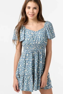 Girl's Langley Primrose Short Dress - Provincial Blue | O'Neill
