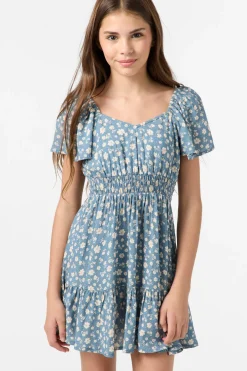 Girl's Langley Primrose Short Dress - Provincial Blue | O'Neill