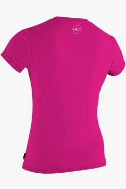Girl's Premium Skins Sun Shirt - Berry | O'Neill