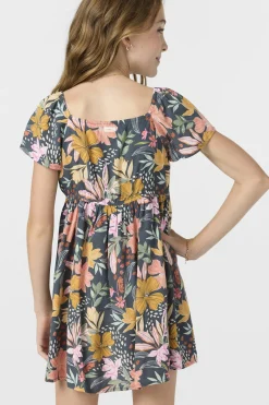 Girl's Rae Short Dress - Slate | O'Neill