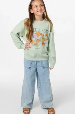 Girl's Skylar Crew Neck Fleece - Seafoam | O'Neill