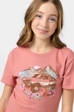 Girl's Sunset Crossing Tee - Desert Sand | O'Neill