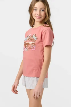 Girl's Sunset Crossing Tee - Desert Sand | O'Neill