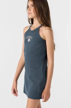 Girl's Tiegan Short Dress - Slate | O'Neill