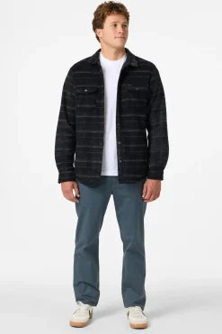 Glacier High Pile Overshirt Superfleece Standard Fit Long Sleeve Shirt - Black | O'Neill