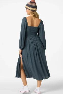 Gracyn Solid Midi Dress