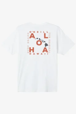 Hawaii Layout Classic Tee - White | O'Neill