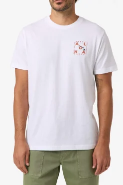 Hawaii Layout Classic Tee - White | O'Neill