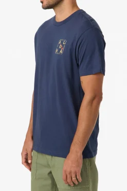 Hawaii Layout Classic Tee - New Navy | O'Neill