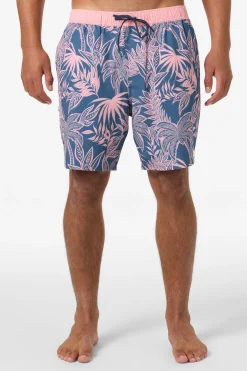 Hermosa Elastic Waist Lined 17" Swim Trunks Trunks - Vn Indigo | O'Neill