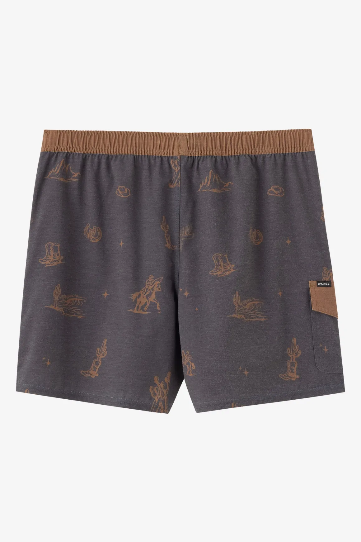 Hermosa Retro 17" Elastic Waist Swim Trunks Trunks - Phantom | O'Neill