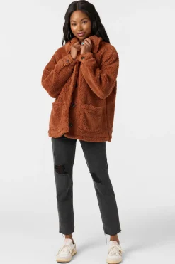 Huxlee Solid Jacket - Rustic Brown | O'Neill