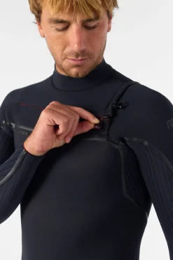 Hyperfreak Fire 3/2MM+ Chest Zip Full Wetsuit - Blk/blk | O'Neill