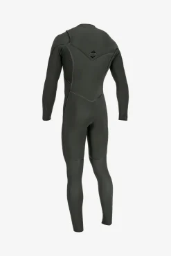 Hyperfreak Fire 4/3MM+ Chest Zip Full Wetsuit - Tempsteel/tempsteel | O'Neill