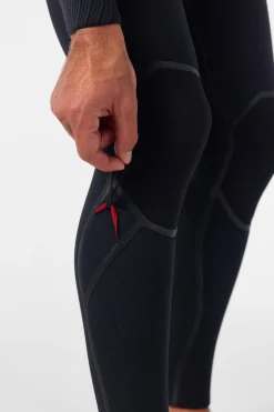 Hyperfreak Fire 3/2MM+ Chest Zip Full Wetsuit - Crbn/crbn | O'Neill