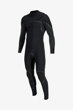 Hyperfreak Fire 4/3MM+ Chest Zip Full Wetsuit - Blk/blk | O'Neill