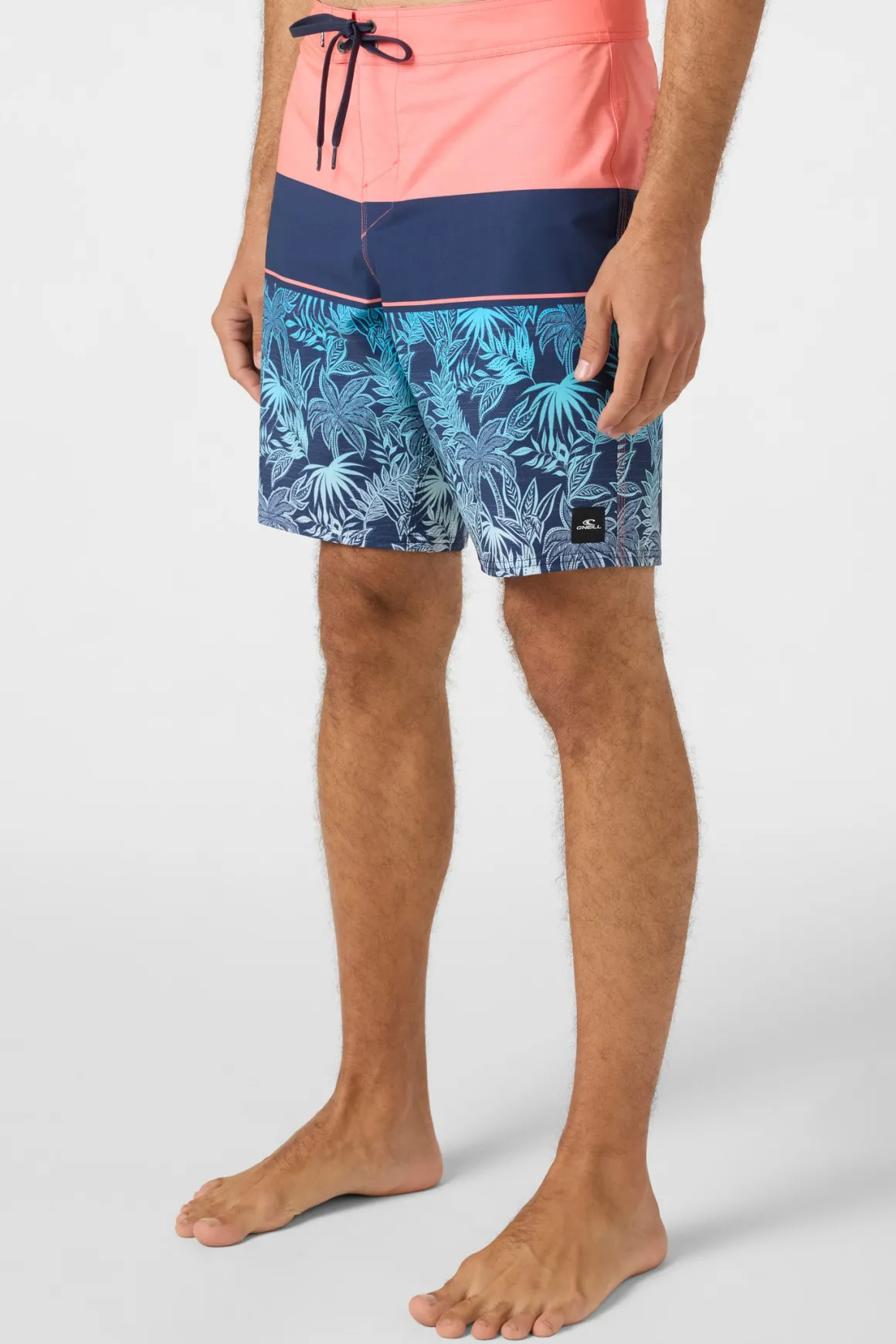 Hyperfreak Heat Block 19" Boardshorts - Peach Echo | O'Neill
