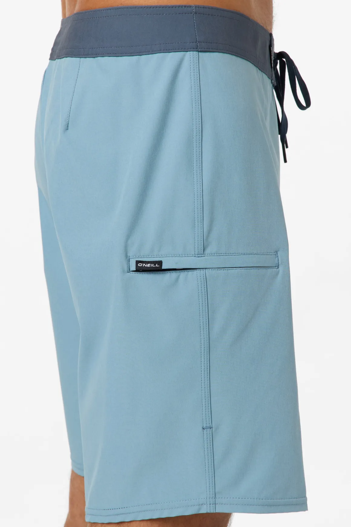 Hyperfreak Heat Solid 19" Boardshorts - Stone Blue | O'Neill